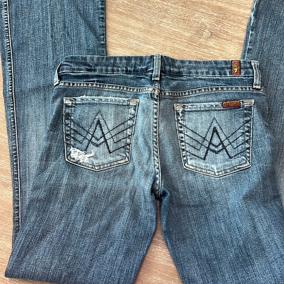 7 For All Mankind Denim - Seven for all Mankind “A” Pocket Sz 29